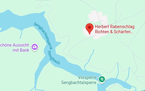 Anfahrt zu Herbert Rabenschlag - Scherenschleifer aus Solingen